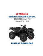 Yamaha Grizzly Hunter SE XT-R 700 Service Manual PDF service repair manual cover