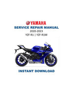 Yamaha YZF-R1 R1M Service Manual PDF service repair manual cover