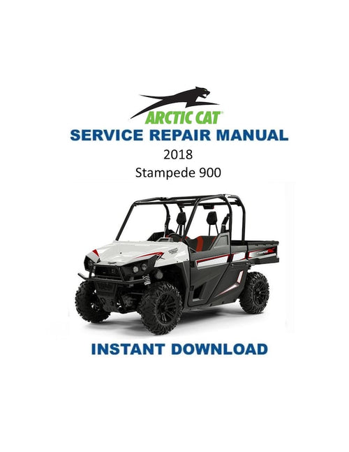 2018-2020 Textron (Arctic Cat) Stampede 900 Service Manual PDF service repair manual cover