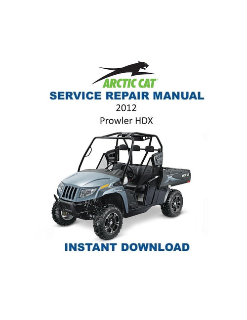 Arctic Cat Prowler HDX Service Manual PDF service repair manual cover