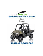 Arctic Cat Prowler HDX Service Manual PDF service repair manual cover