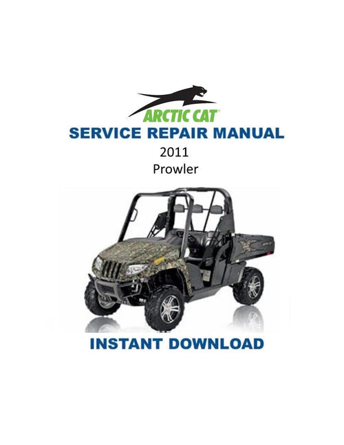 Arctic Cat Prowler HDX Service Manual PDF service repair manual cover