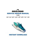 Seadoo GTX GTI GSX Service Manual PDF service repair manual cover