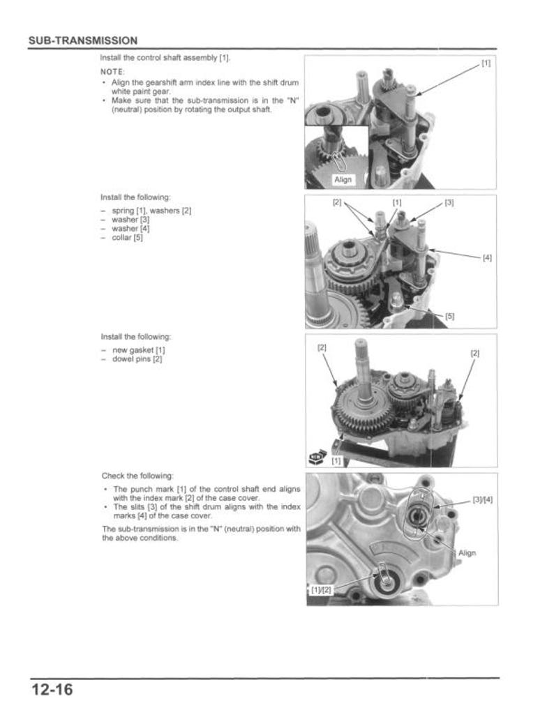 Honda Talon 1000 Service Manual service manual preview page 9