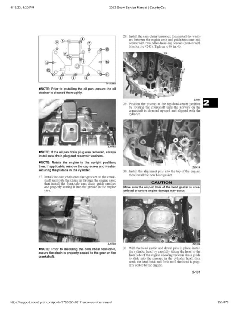 2012-2017 Arctic Cat Bearcat F5 F800 F1100 T570 TZ1 XF M Service Manual service manual preview page 7