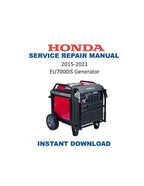 Honda Inverter Generator EU7000iS Service Manual PDF service repair manual cover