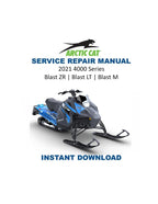 2021-2024 Arctic Cat Blast ZR LT M 4000 Service Manual PDF service repair manual cover