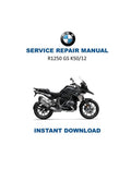 BMW R1250 GS K50 /12 Service Manual PDF service repair manual cover