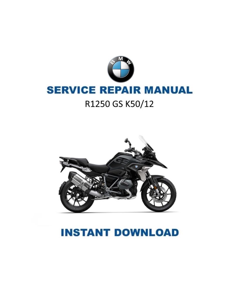 BMW R1250 GS K50 /12 Service Manual PDF service repair manual cover