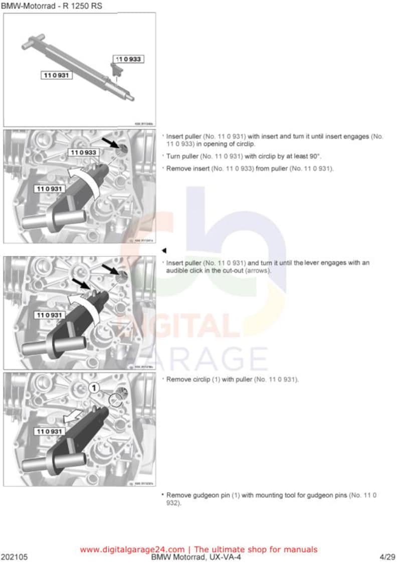 BMW R1250 RS K54 /11 Service Manual service manual preview page 3