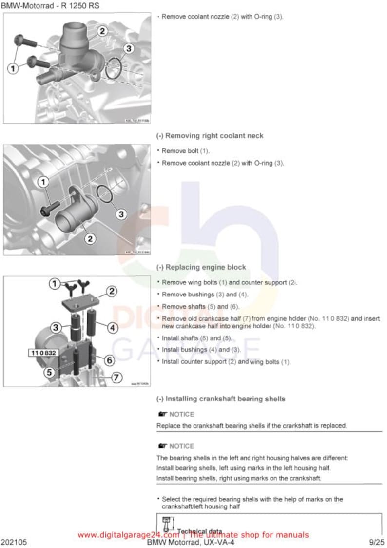 BMW R1250 RS K54 /11 Service Manual service manual preview page 4