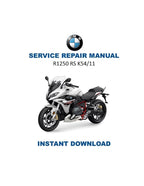 BMW R1250 RS K54 /11 Service Manual PDF service repair manual cover