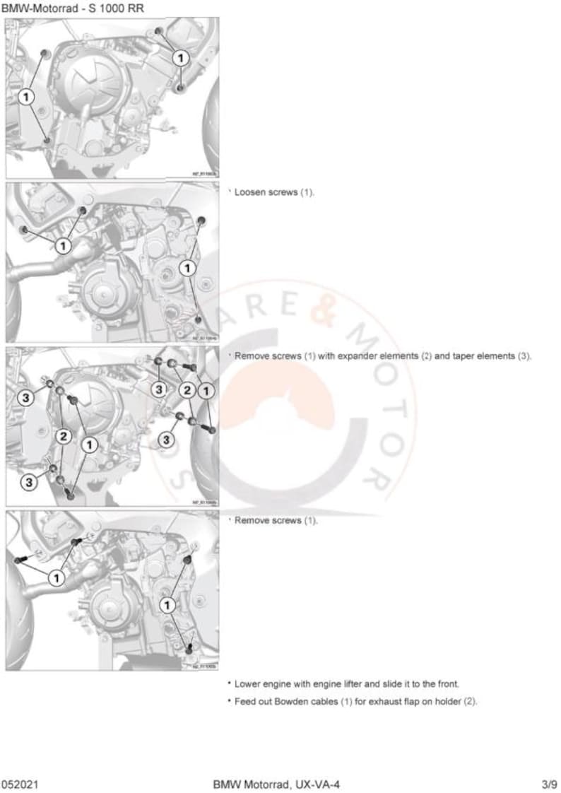 BMW S1000 RR K67 Service Manual service manual preview page 3