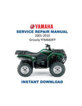 Yamaha Grizzly YFM660FP Service Manual PDF service repair manual cover