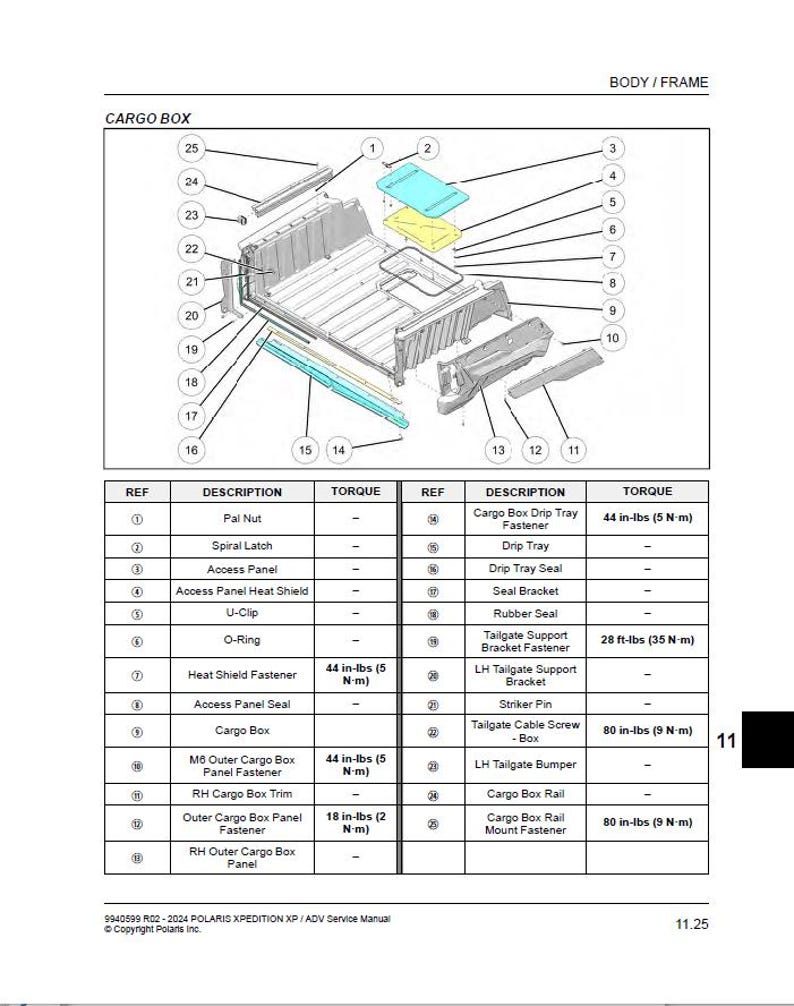 Polaris Xpedition XP ADV 1000 Service Manual service manual preview page 8