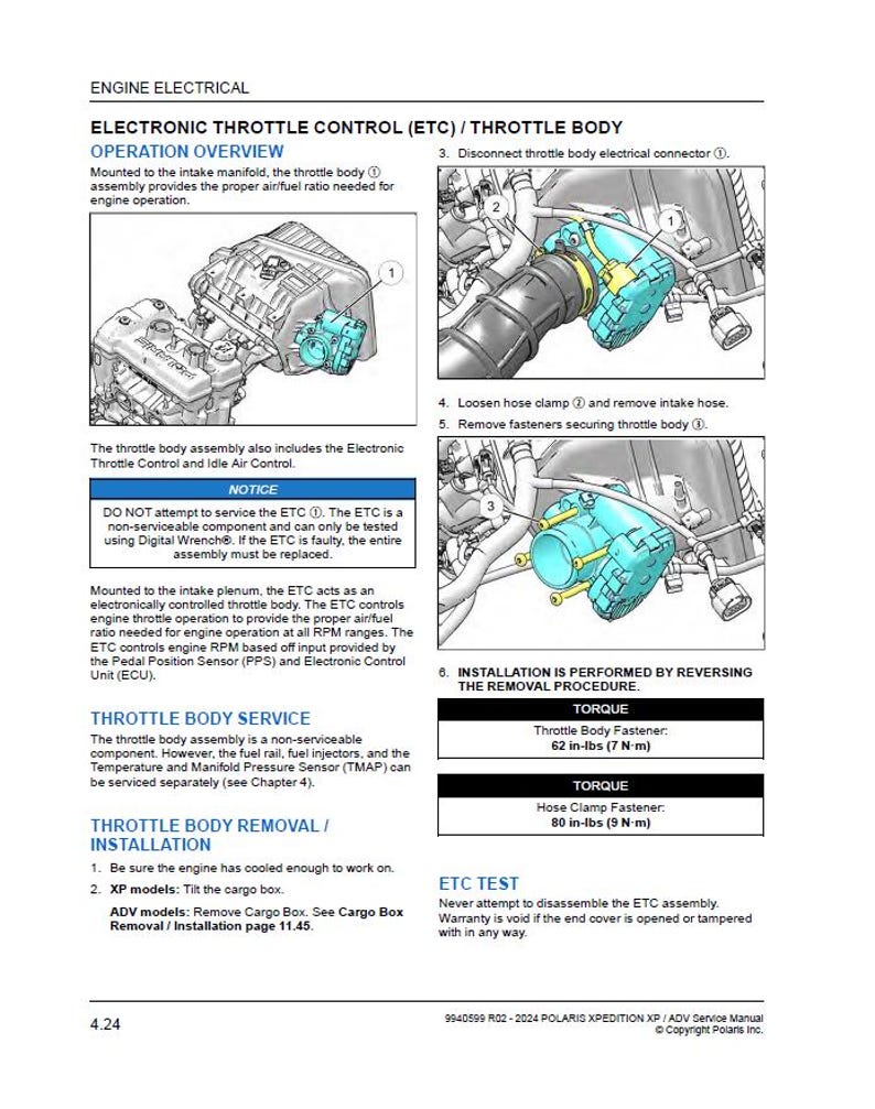 Polaris Xpedition XP ADV 1000 Service Manual service manual preview page 6