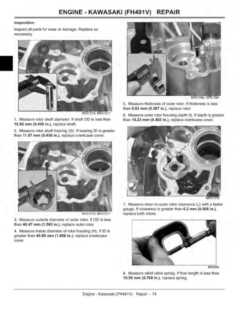 John Deere X300 X304 X320 X324 X340 X360 Tractor Service Manual service manual preview page 4