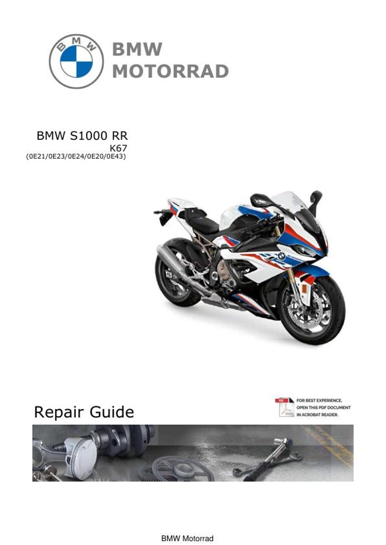 BMW S1000 RR K67 Service Manual service manual preview page 2