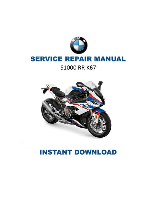 BMW S1000 RR K67 Service Manual PDF service repair manual cover