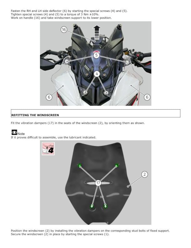 Ducati Multistrada V4 Pikes Peak Service Manual service manual preview page 2