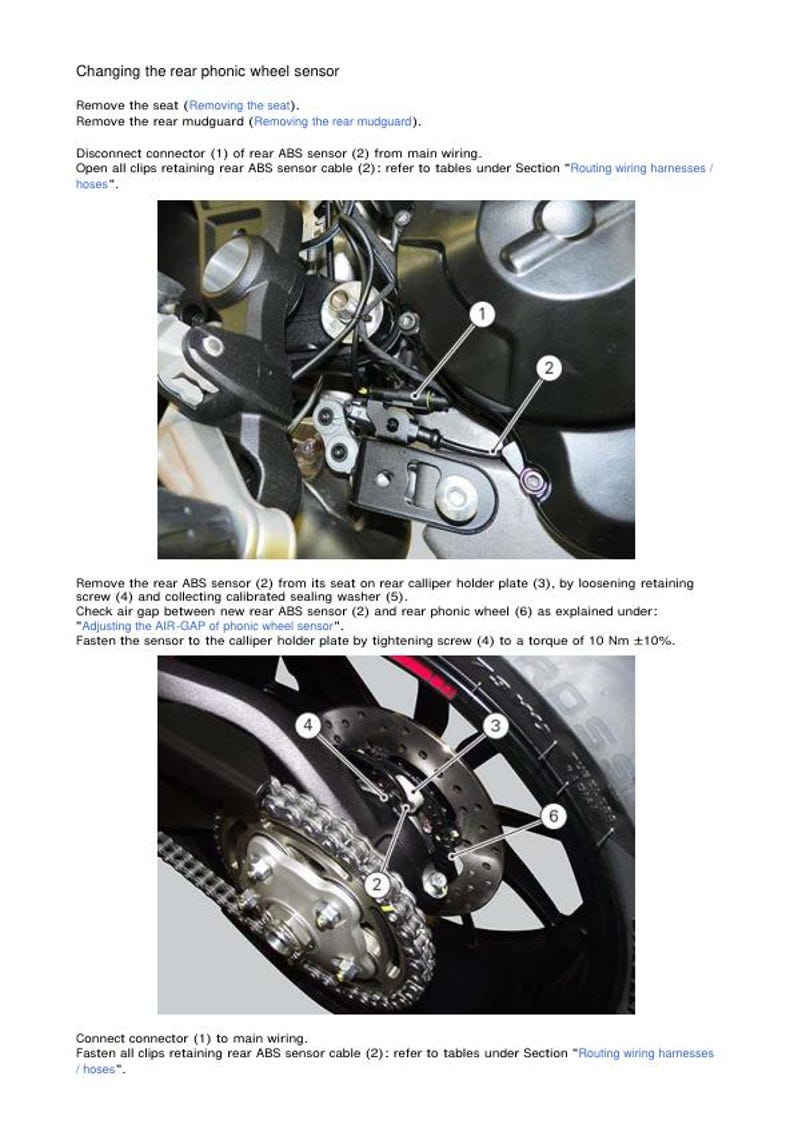 Ducati Hyperstrada Service Manual service manual preview page 6