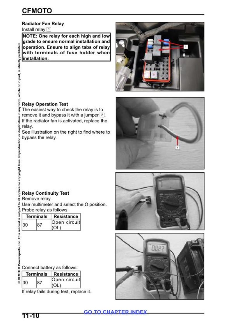CFMOTO UFORCE U10 Service Repair Manual service manual preview page 11