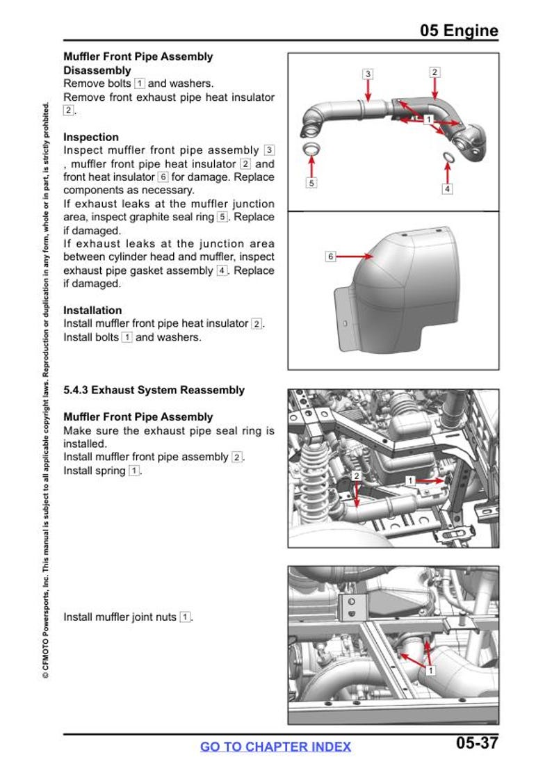 CFMOTO UFORCE U10 1000 Service Repair Manual service manual preview page 4