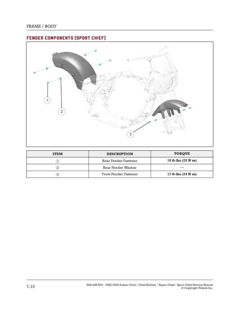 Indian Chief / Chief Bobber / Super Chief / Sport Chief Service Manual service manual preview page 6