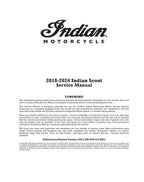 Indian Scout Bobber Rogue Service Manual service manual preview page 2