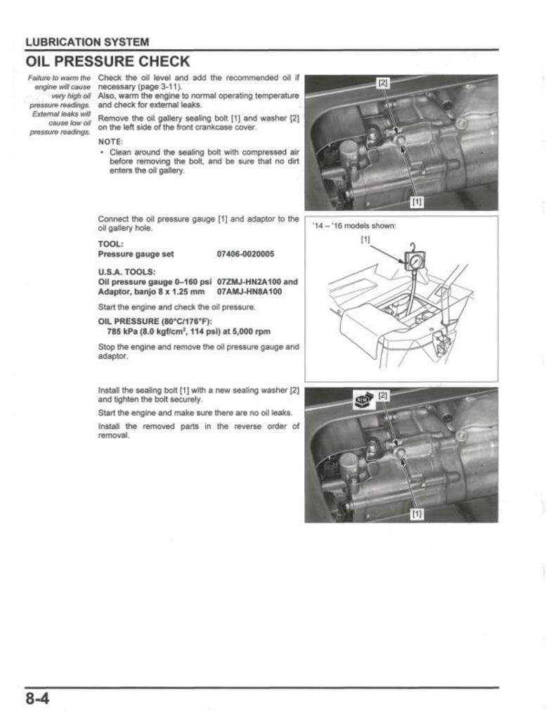 Honda Pioneer SXS700 M2/M4 Service Manual service manual preview page 7