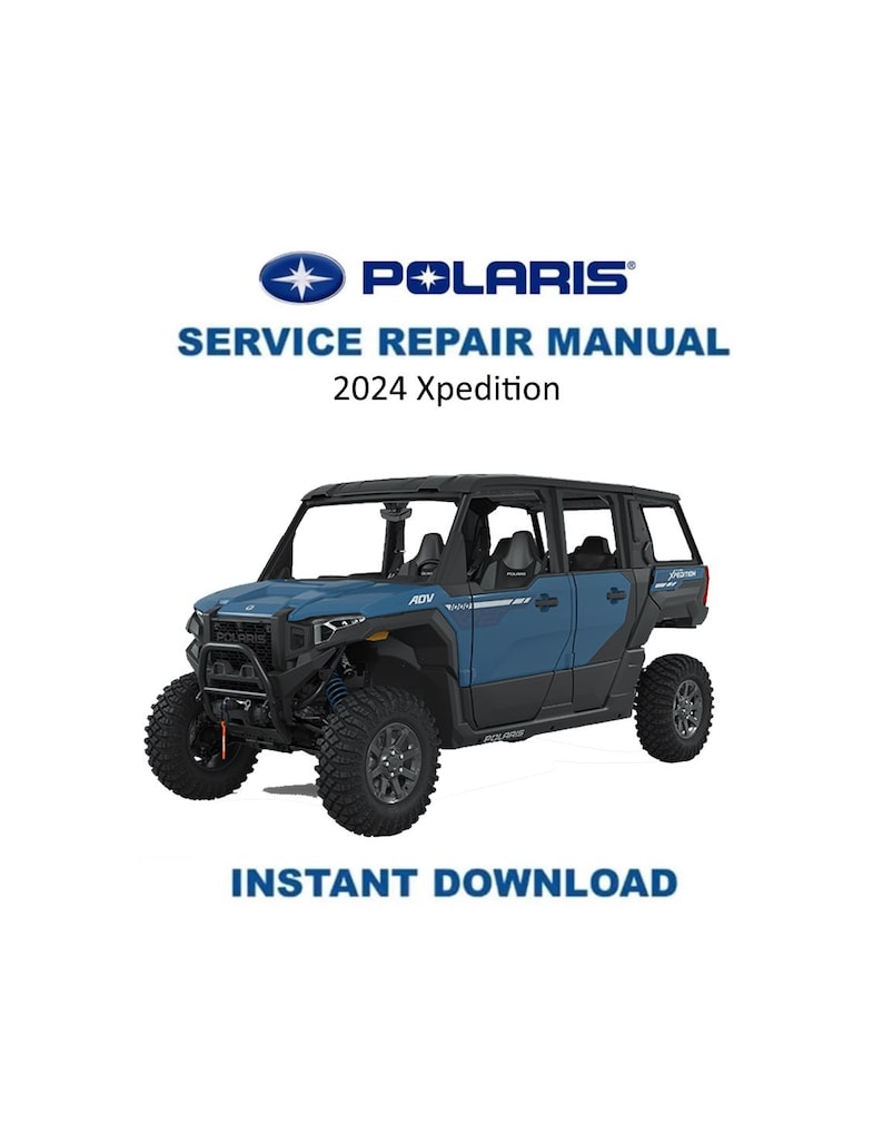 Polaris Xpedition XP ADV 1000 Service Manual PDF service repair manual cover