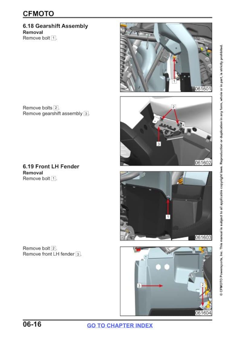 CFMOTO CFORCE 600 625 Service Repair Manual service manual preview page 8
