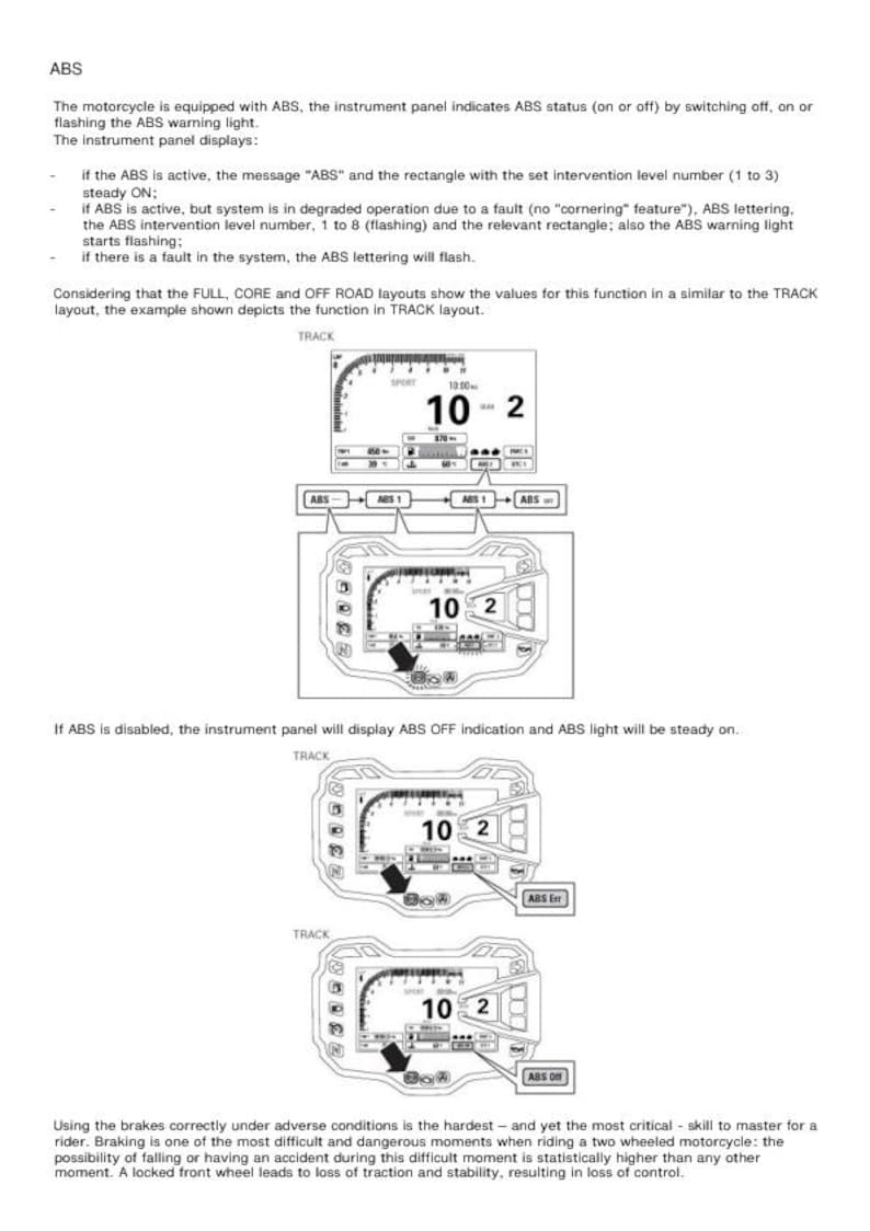 Ducati Multistrada 1200S ABS Service Manual service manual preview page 7