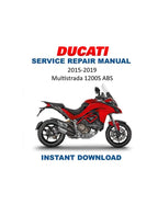 Ducati Multistrada 1200S ABS Service Manual PDF service repair manual cover