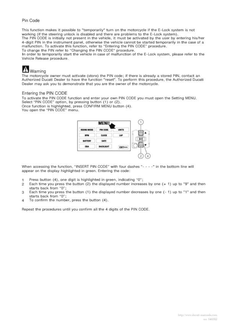 Ducati Panigale S Tricolore 1199 Service Manual service manual preview page 4