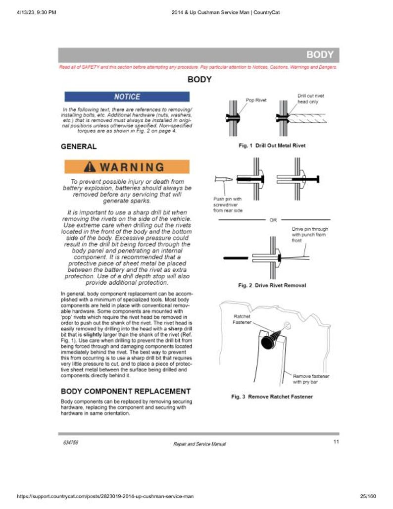 Cushman Hauler Pro 72V Service Manual service manual preview page 4