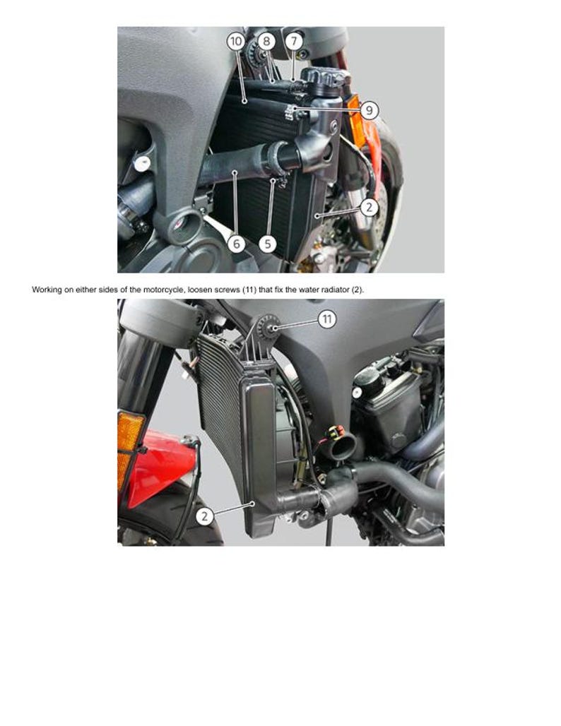 Ducati Monster 937 Plus Service Manual service manual preview page 8