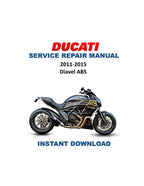 Ducati Diavel ABS Service Manual PDF service repair manual cover