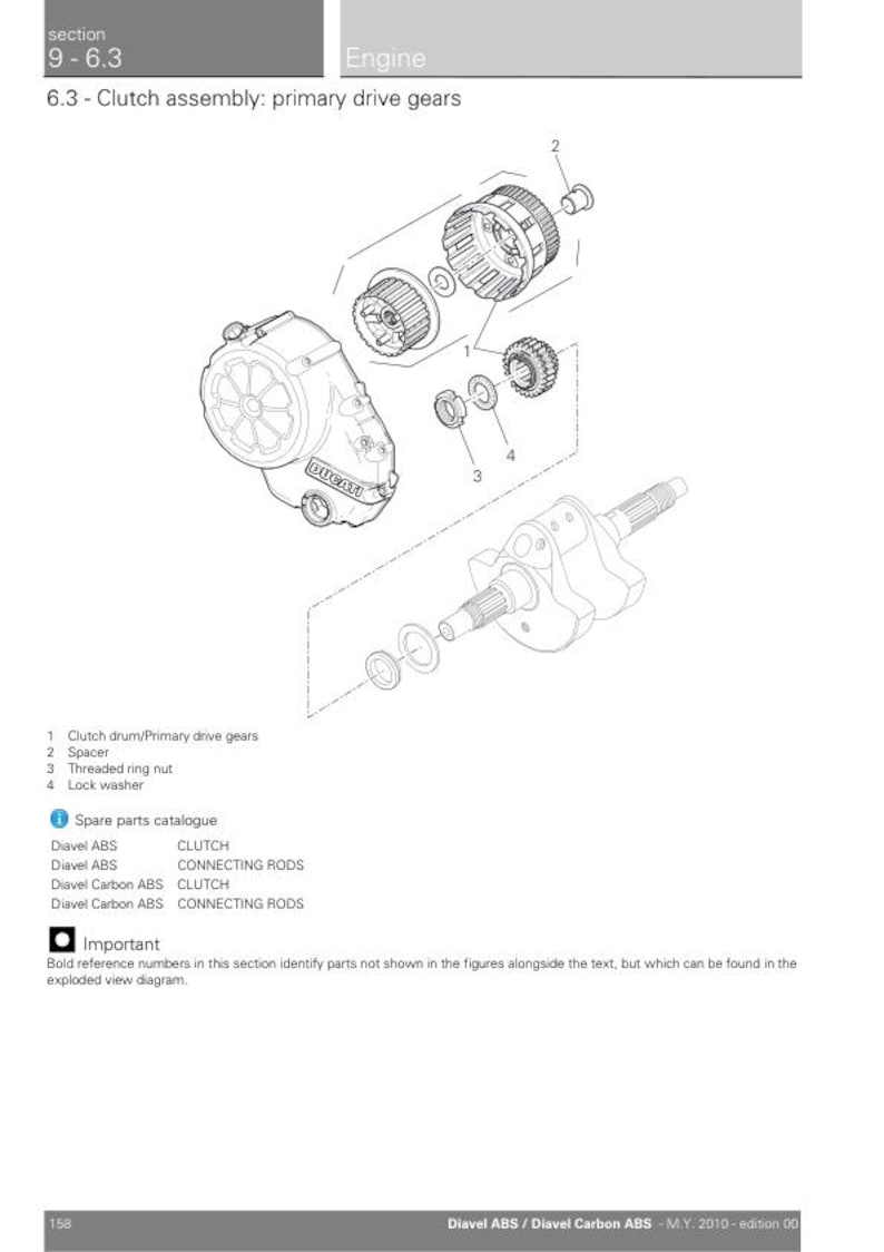 Ducati Diavel ABS Service Manual service manual preview page 8