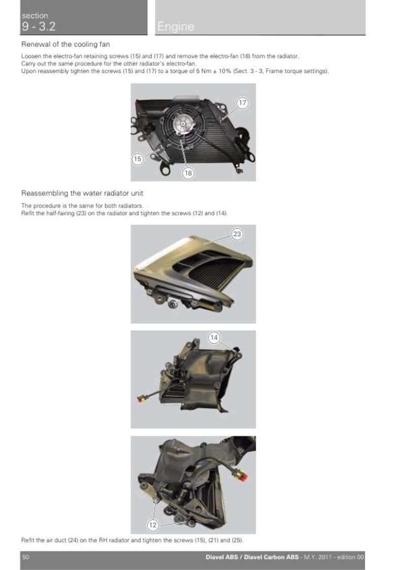 Ducati Diavel ABS Service Manual service manual preview page 7