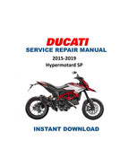 Ducati Hypermotard SP Service Manual PDF service repair manual cover