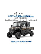 CFMOTO UFORCE U10 Service Repair Manual PDF service repair manual cover