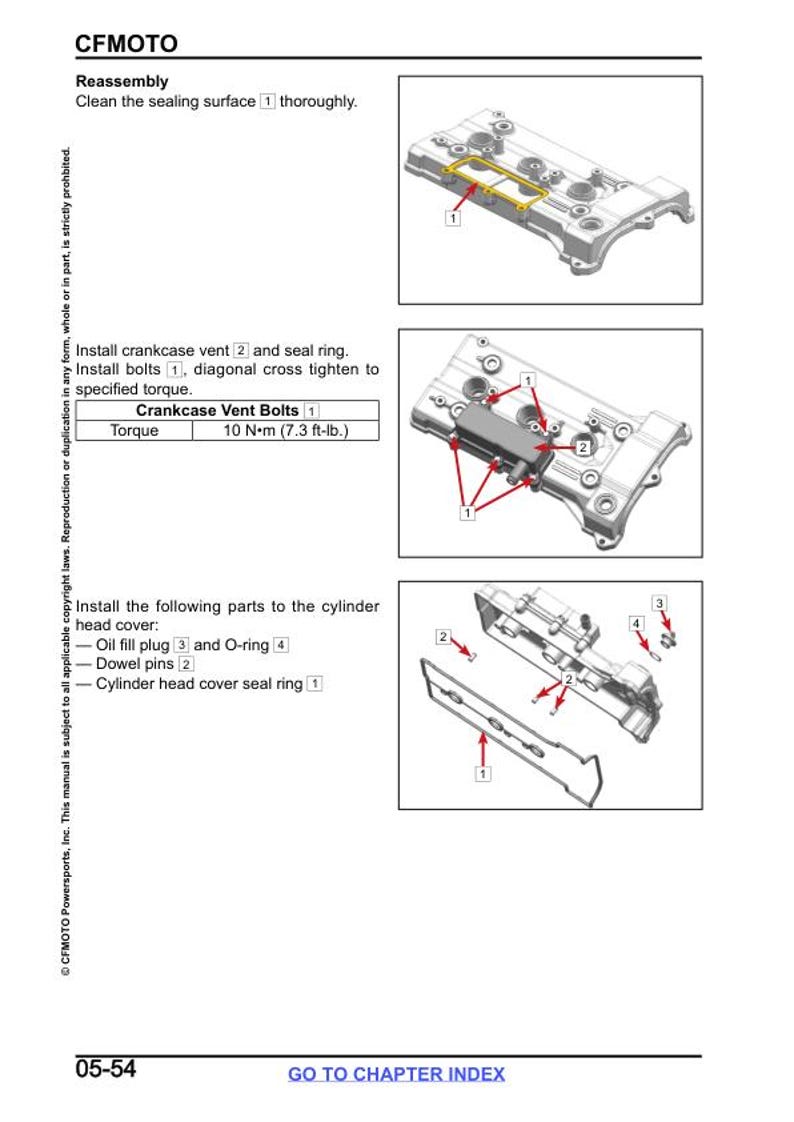 CFMOTO UFORCE U10 Service Repair Manual service manual preview page 7