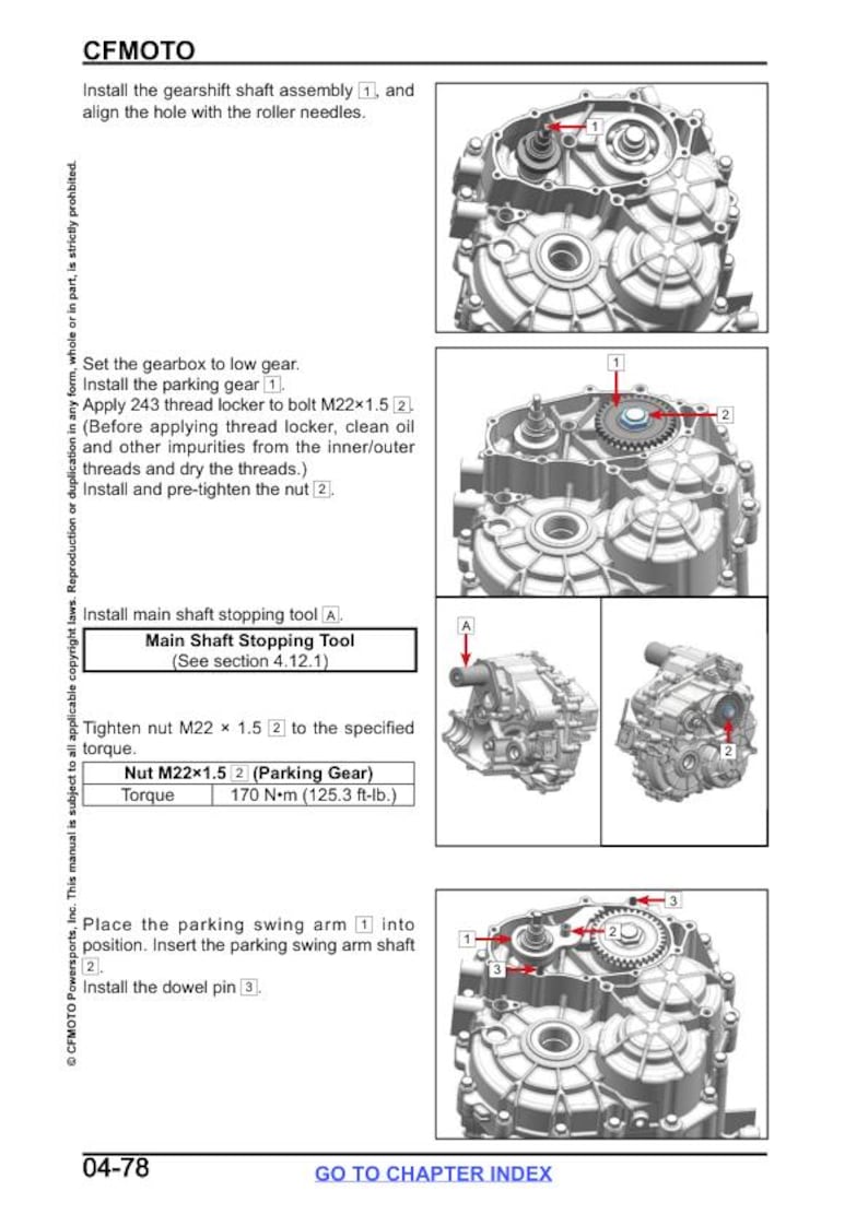 CFMOTO UFORCE U10 Service Repair Manual service manual preview page 5