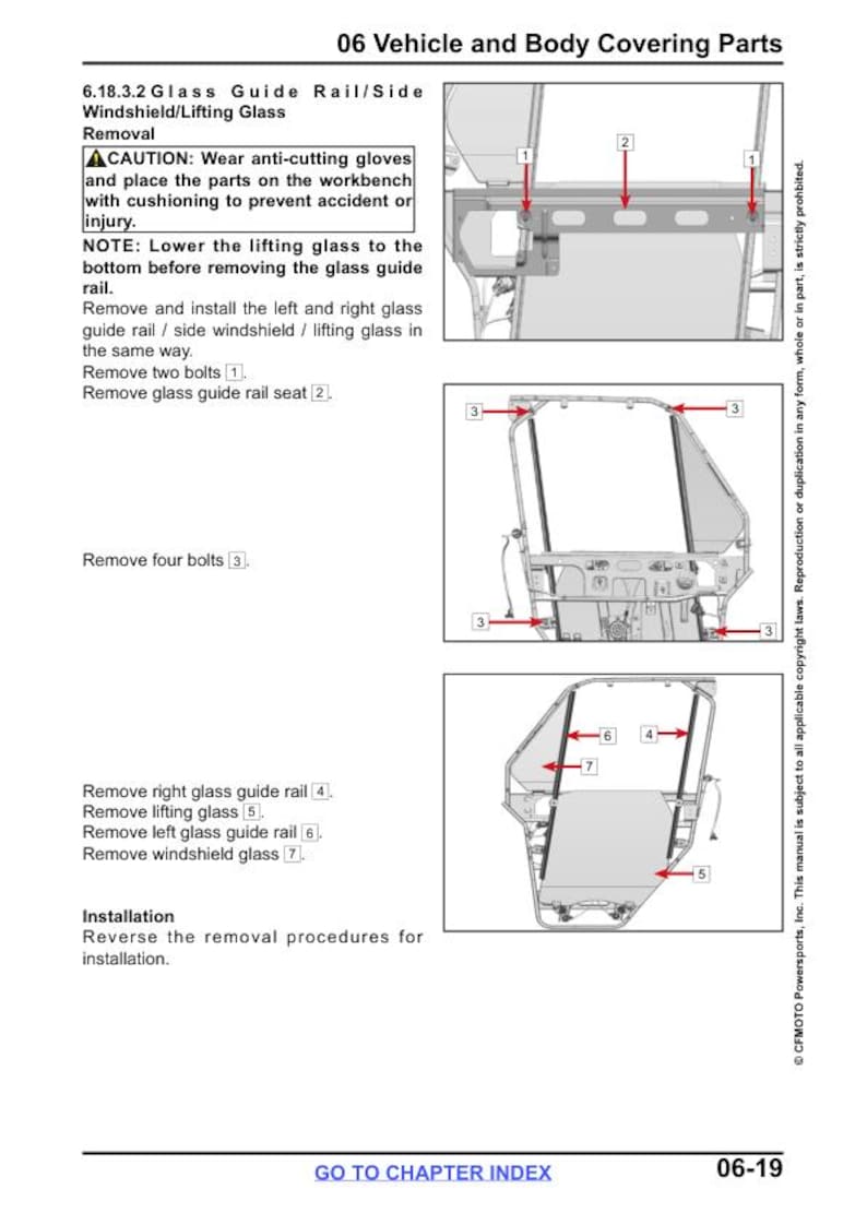 CFMOTO UFORCE U10 1000 Service Repair Manual service manual preview page 8