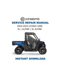 CFMOTO UFORCE U10 1000 Service Repair Manual PDF service repair manual cover