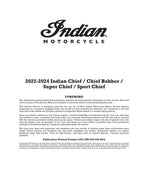 Indian Chief / Chief Bobber / Super Chief / Sport Chief Service Manual service manual preview page 2