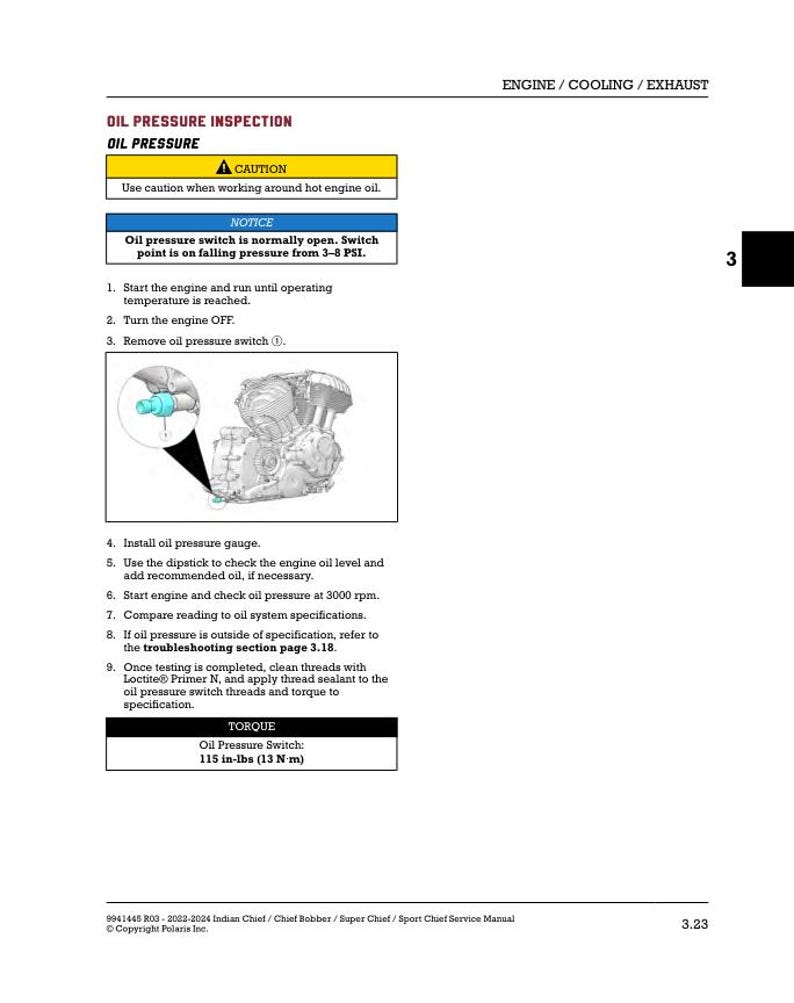 Indian Chief / Chief Bobber / Super Chief / Sport Chief Service Manual service manual preview page 4