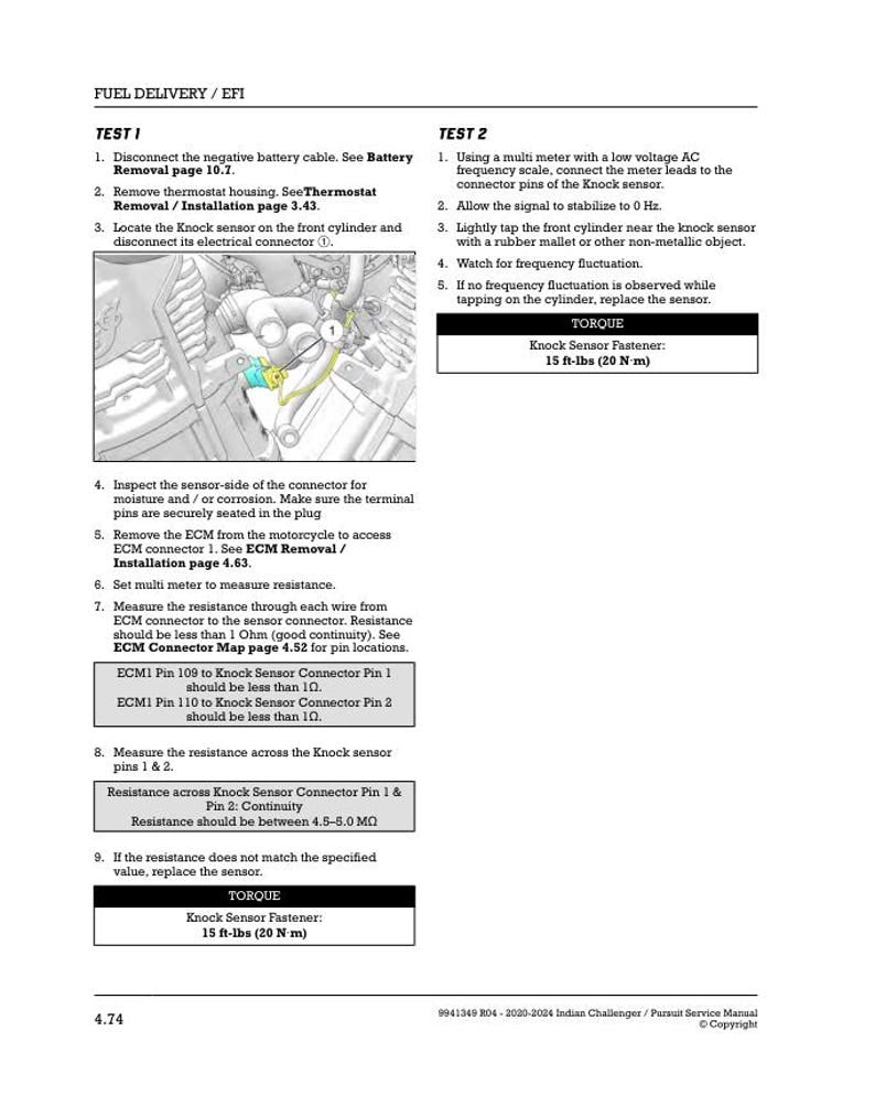 Indian Challenger / Pursuit Service Manual service manual preview page 7