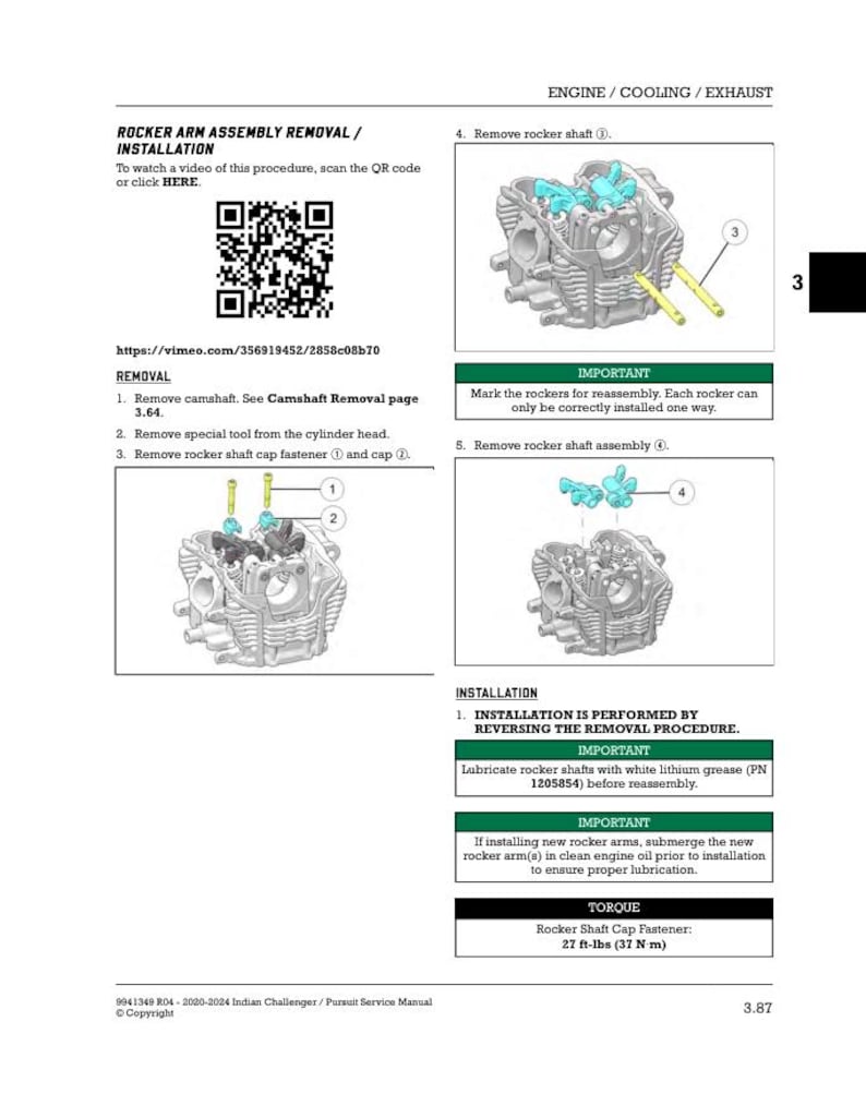 Indian Challenger / Pursuit Service Manual service manual preview page 5